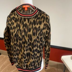 Joe Fresh  leopard thin material sweater. S/P. Worn once only.